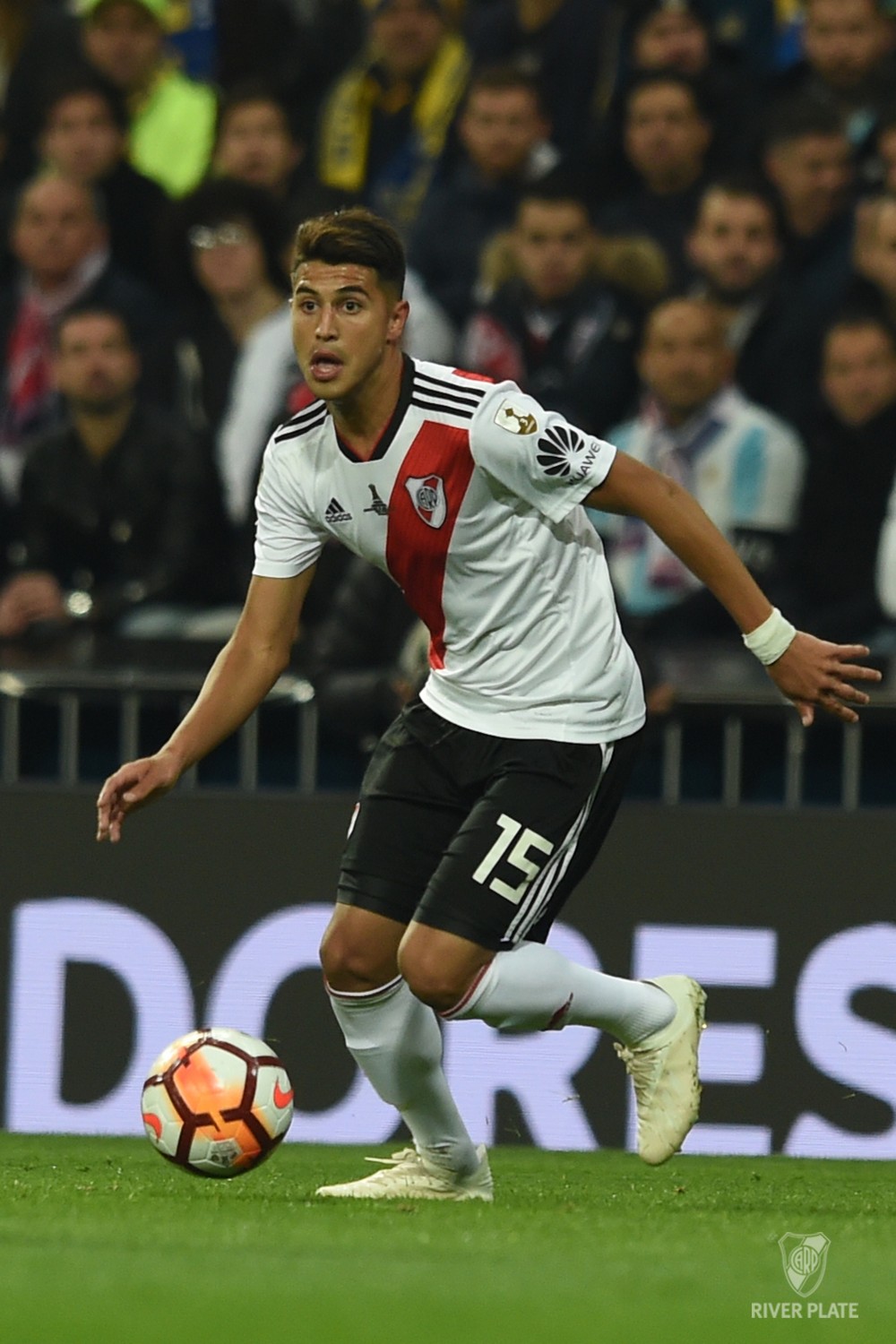 Palacios na final da Libertadores. | Foto: River Plate