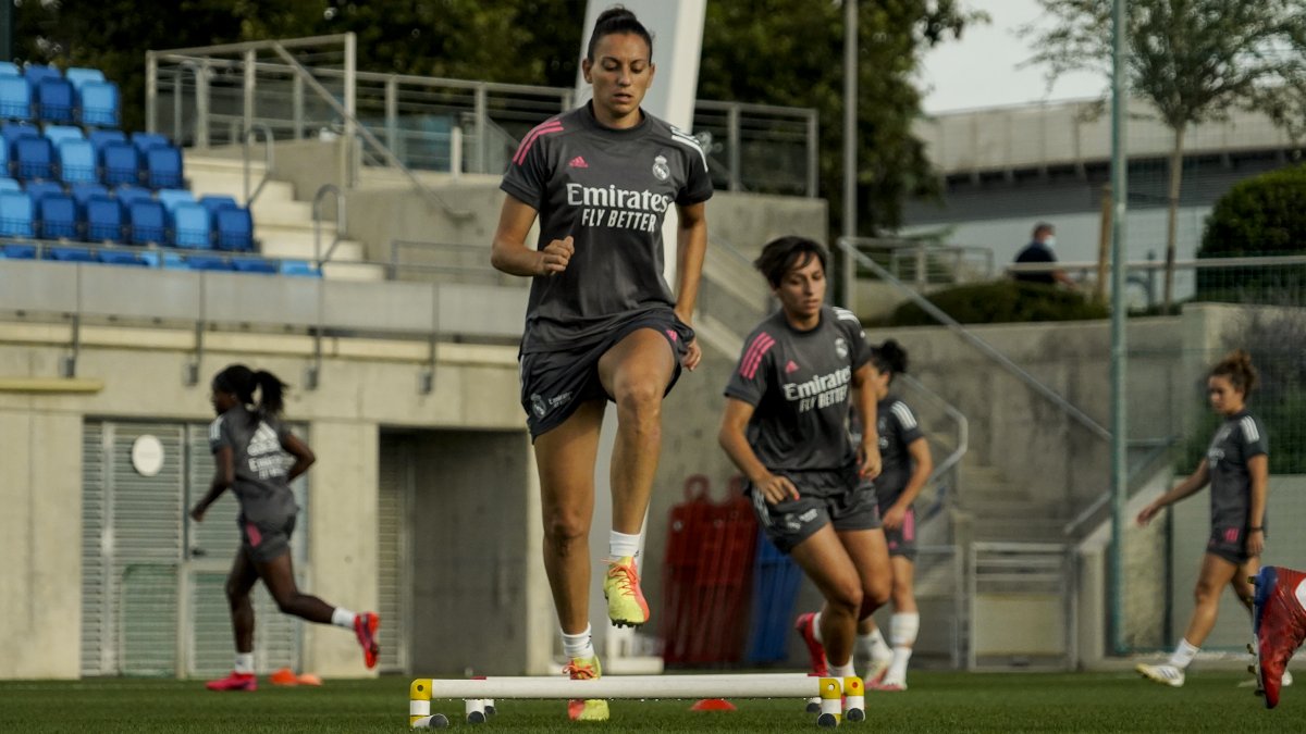 Real Madrid feminino continua a preparação