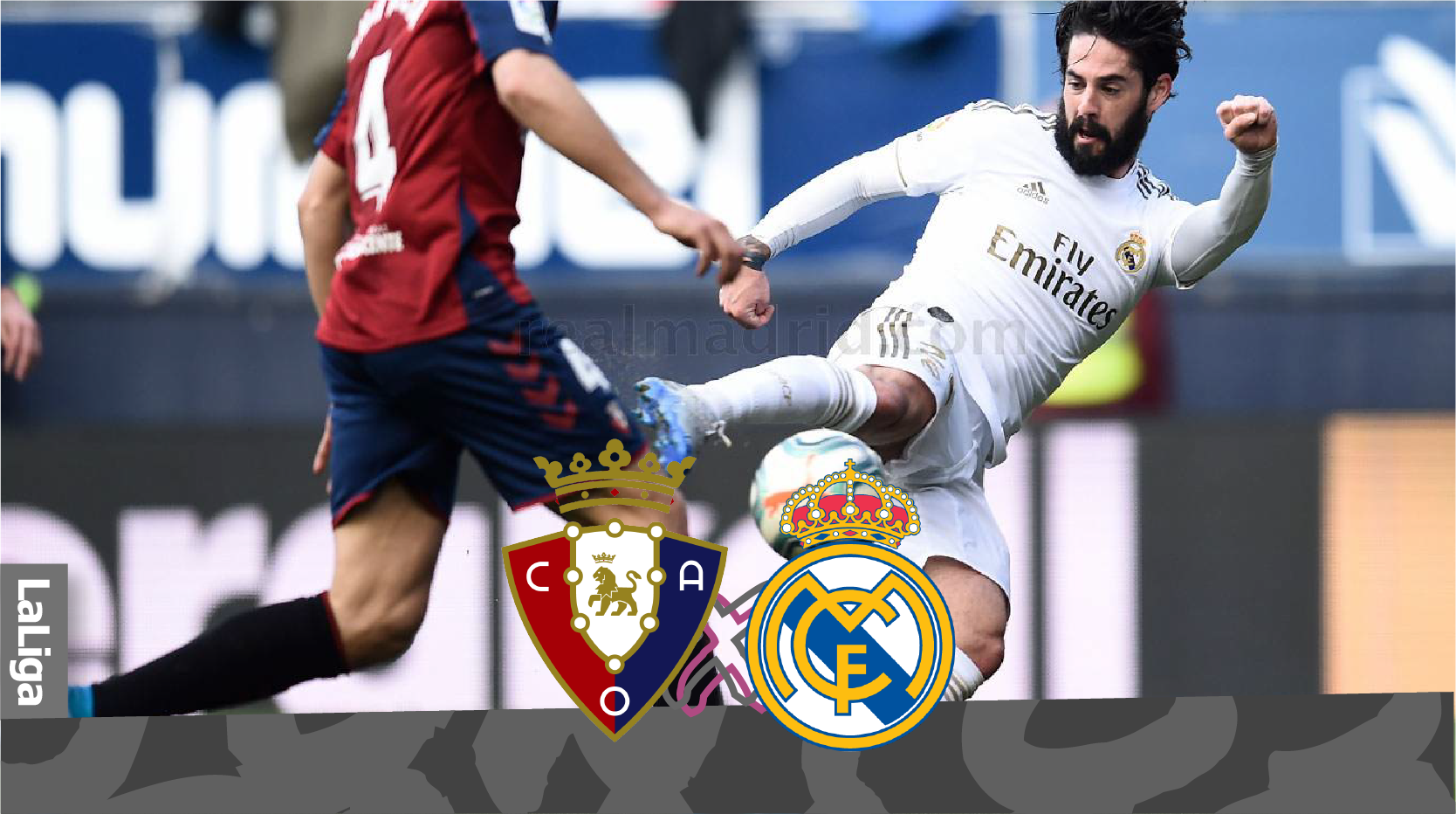 Real Madrid x Osasuna pela LaLiga