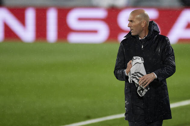 Zidane percebeu performance do Real Madrid abaixo do esperado contra o Chelsea
