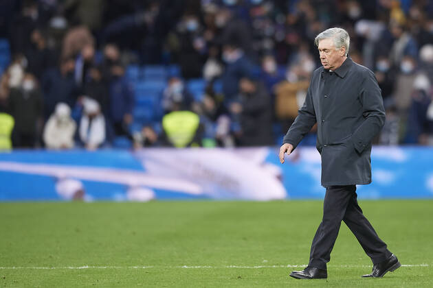 Ancelotti lamenta empate: "Tomamos dois gols evitáveis"