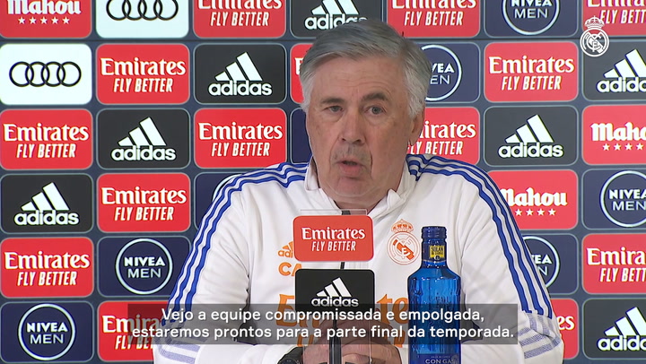 Ancelotti: "O time está pronto para este momento da temporada"