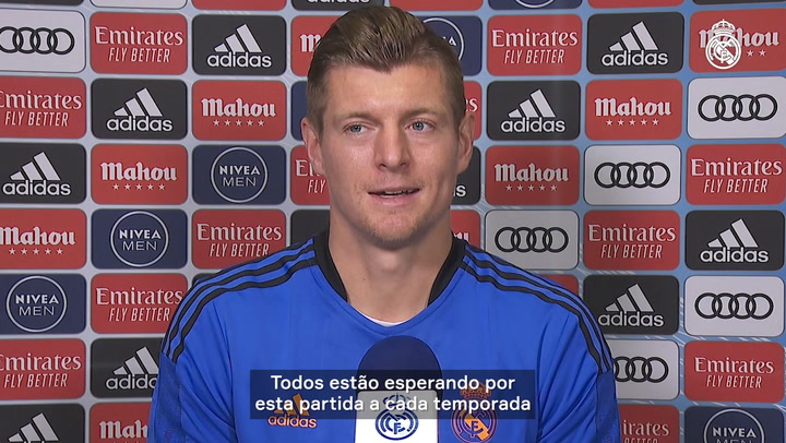 Kroos prega respeito ao Barcelona: "Um 'El Clásico' sempre será especial"