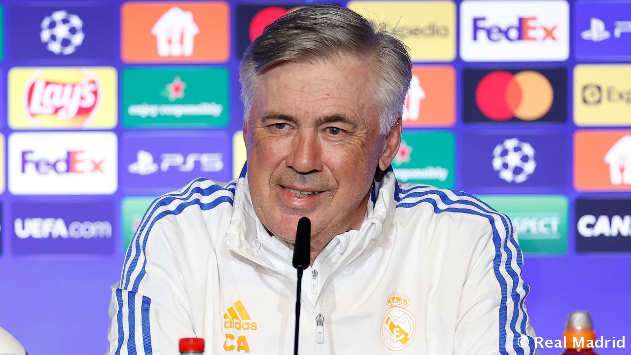 Ver: Ancelotti: Vai ser um jogo bonito. São duas equipas que gostam de  atacar. em Direto