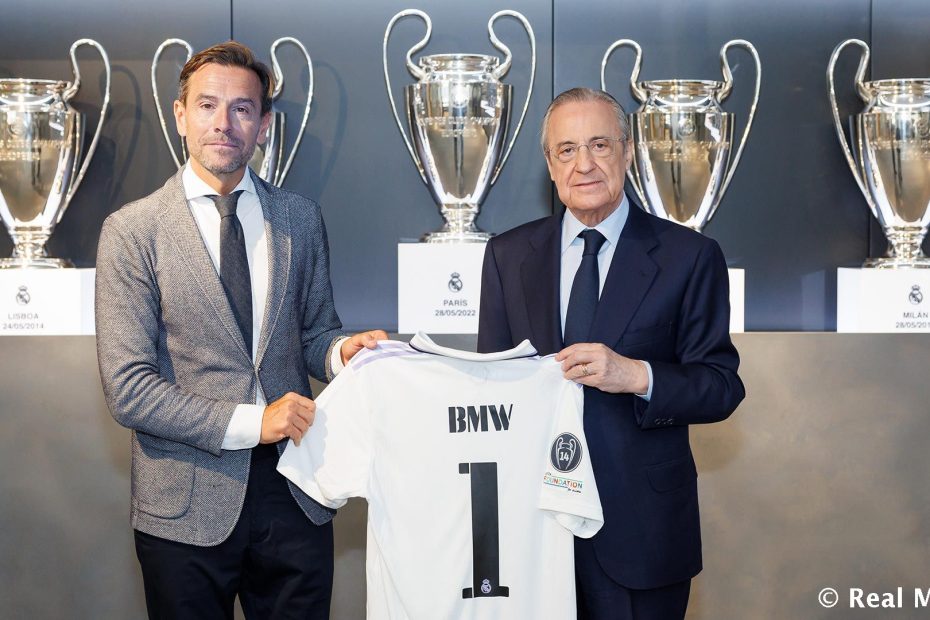 Real Madrid anuncia acordo de patrocínio com a BMW