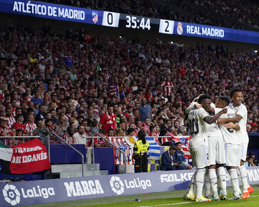 Real Madrid é única equipe com 100% nas grandes ligas europeias