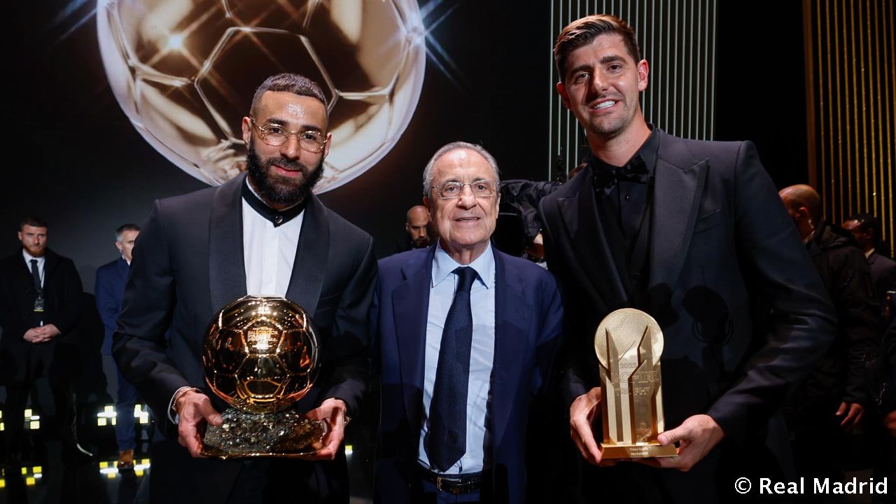 Karim Benzema conquista a Bola de Ouro da temporada 2022; Vini Jr é 8º