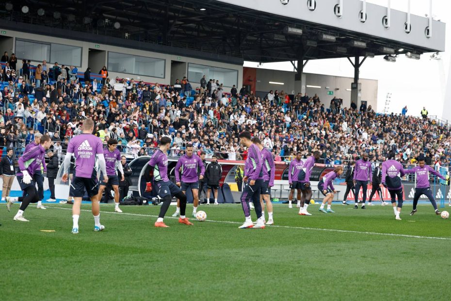 Real Madrid realiza treino aberto para torcida. (Reprodução/Real Madrid C.F)