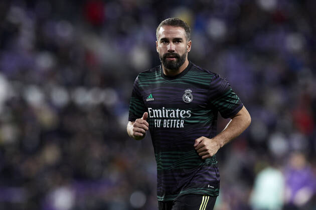 Real Madrid treina e Carvajal vira dúvida para encarar Villarreal