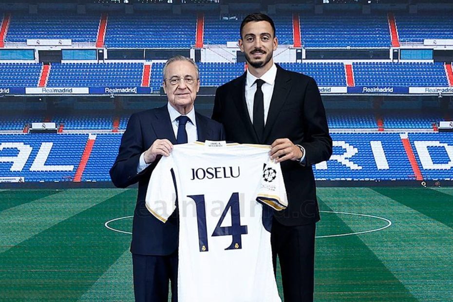 Joselu é apresentado no Real Madrid com a camisa 14