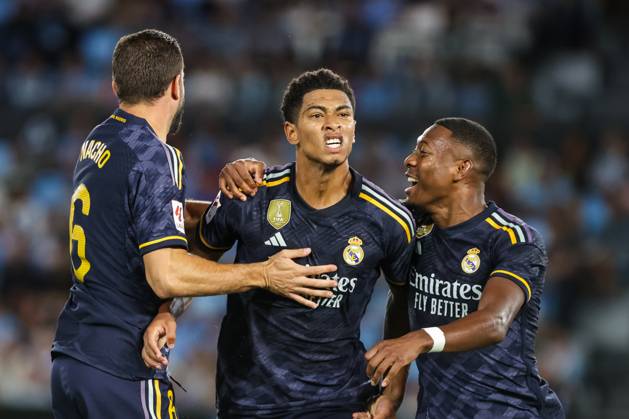 Real Madrid vence Celta com mais um gol de Bellingham