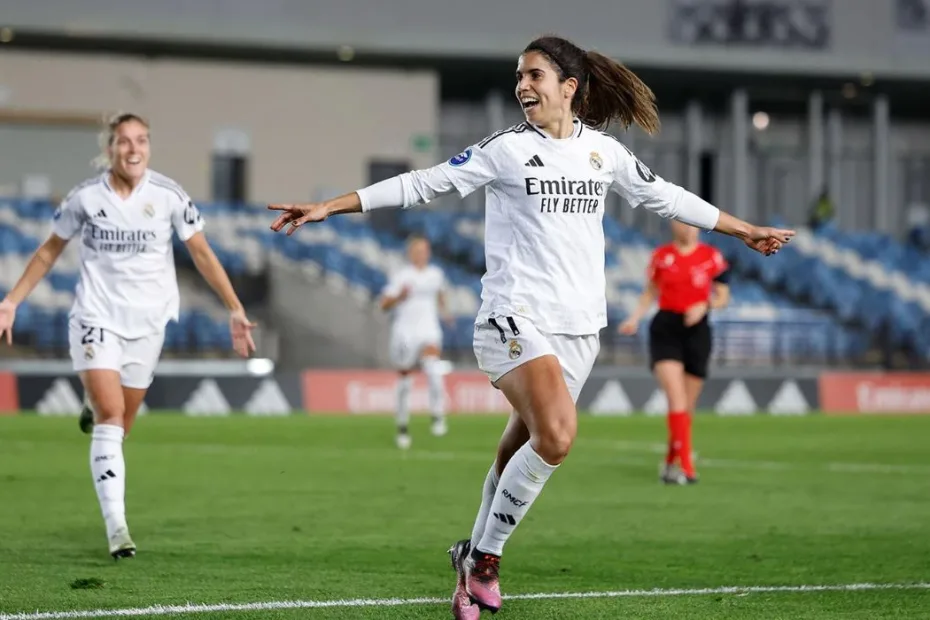 Com gol de Alba, Real Madrid vence Badalona pela Liga F