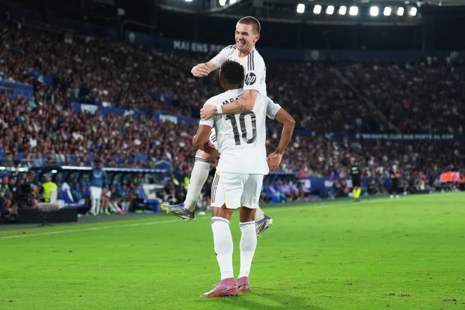 Mastantuono comemora primeiro gol pelo Real: "Sensação única"