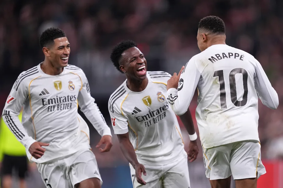 Com dois de Mbappé, Real Madrid vence Bilbao fora de casa
